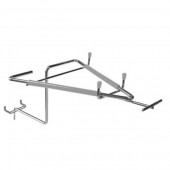 HP-03 Держатель утюга c ценникодержателем, на перфорацию. Цвет: Цинк